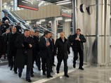 Осмотр олимпийских объектов горного кластера, 6 февраля 2013 года
