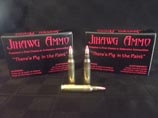 В South Fork Industries называют новые пули под торговой маркой Jihawg Ammo (Jihawg представляет собой сочетание слов jihad - джихад и искаженного hog - кабан; ammo - боеприпасы) "мирным и естественным сдерживающим средством для радикального ислама"