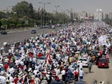 Сторонники президента Мурси, Каир, 26 июля 2013 года