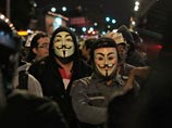 Ночь лидера британских повстанцев Гая Фокса, празднуемая с 5 на 6 ноября, отметилась акциями протеста под названием "Марш миллионов масок", организованными хакерской группой Anonymous в 450 городах мира