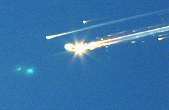 Шаттл Columbia, изображение с сайта NASA